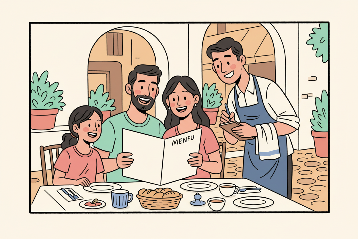 Portada de ORDERING FOOD IN SPANISH